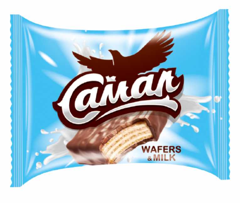 Конфеты BS Самал Wafers&milk (Баян Сулу) 500 гр.
