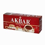 АКБАР КРАСНАЯ пачка 25 пак. черн. мел.лист./24